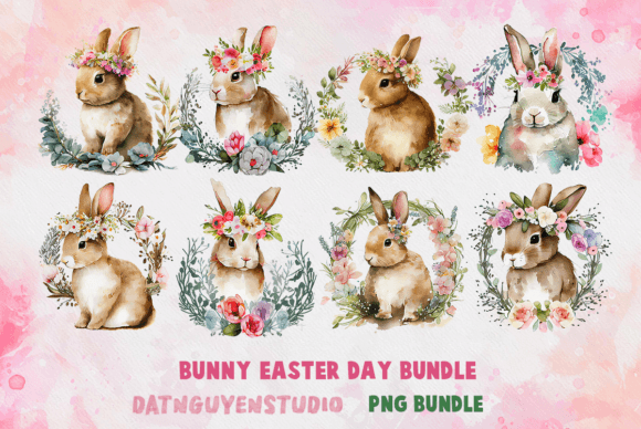 Download Bunny Bundle Easter Day, PNG Bundle - Bunny Collection