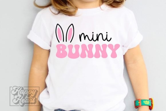 Download Mini Bunny SVG - Kids Easter Shirt PNG - Bunny Collection