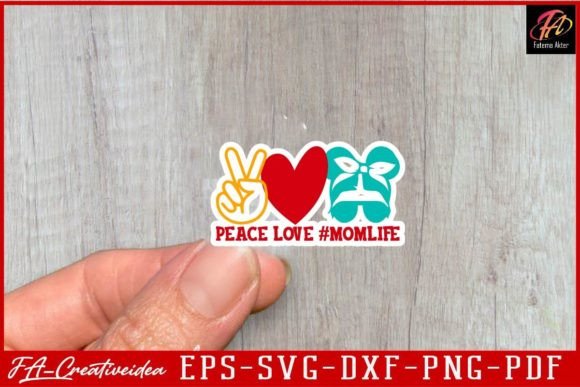 Download Peace Love #momlife Fall Stickers Svg - Stickers Collection