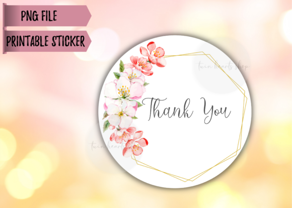 Download Printable Thank You Sticker I PNG File - Png fil Collection