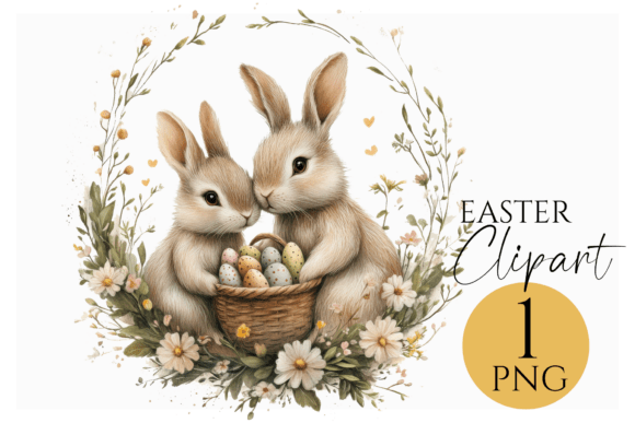 Download Cute Easter Bunny Clipart PNG Download - Bunny Collection