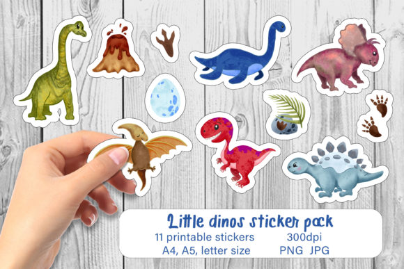 Download Dinosaur Stickers Printable Sticker Pack - Stickers Collection