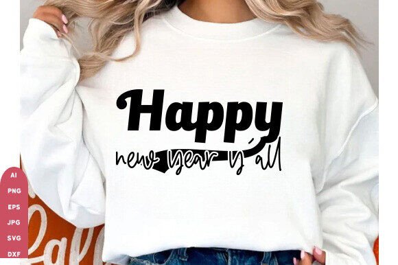 Download Happy New Year Y'all SVG Eps Dxf Png Fil - Png fil Collection