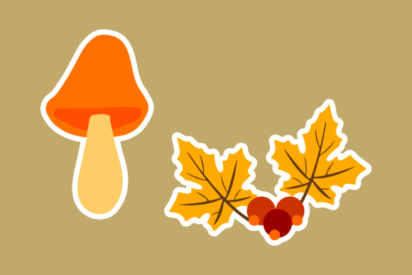 Download Autumn Stickers Icon - Stickers Collection